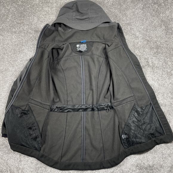 Kuhl Jacket Womens Extra Small Kondor Softshell Detachable Hood Wind Water Black - Picture 3 of 15